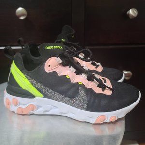 Nike react women's black running